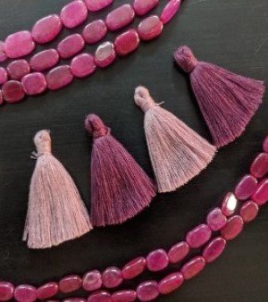 Cotton purple Jewelry Tassel